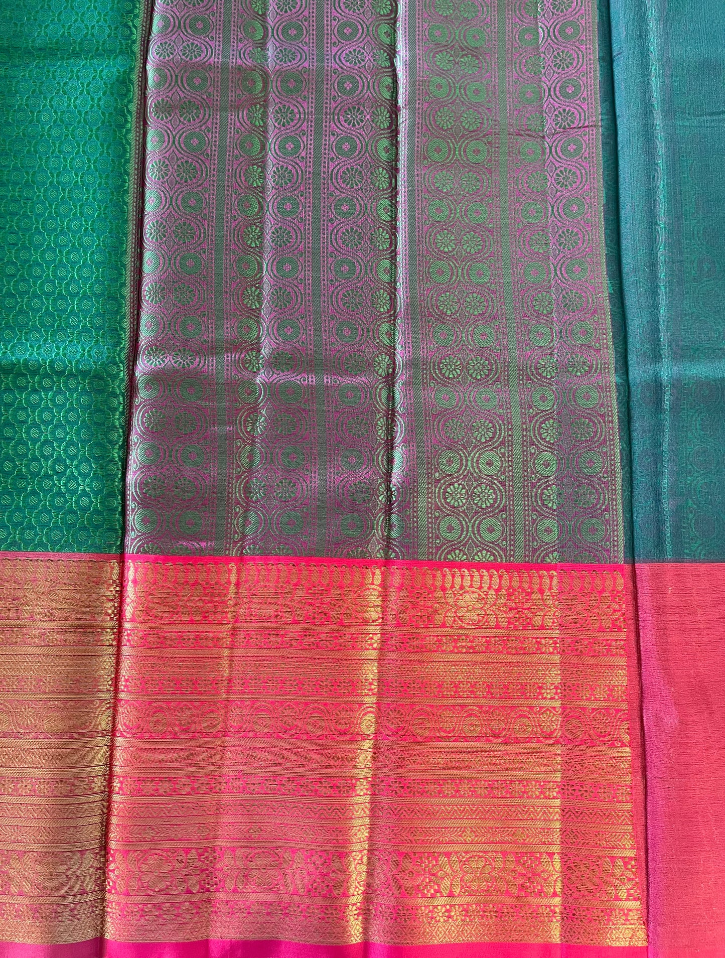 Brocade Semi-Silk Saree - (Code 007)