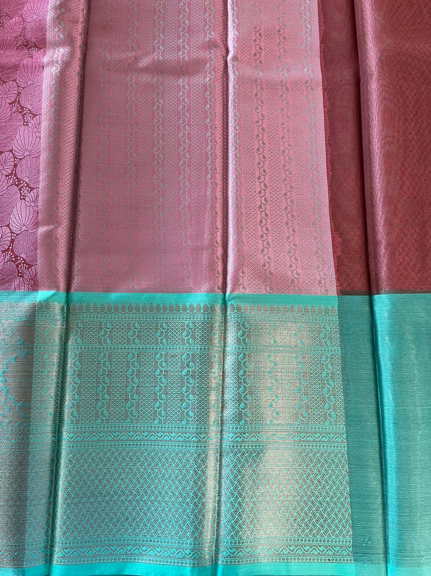 Brocade Semi-Silk Saree - (Code 008)