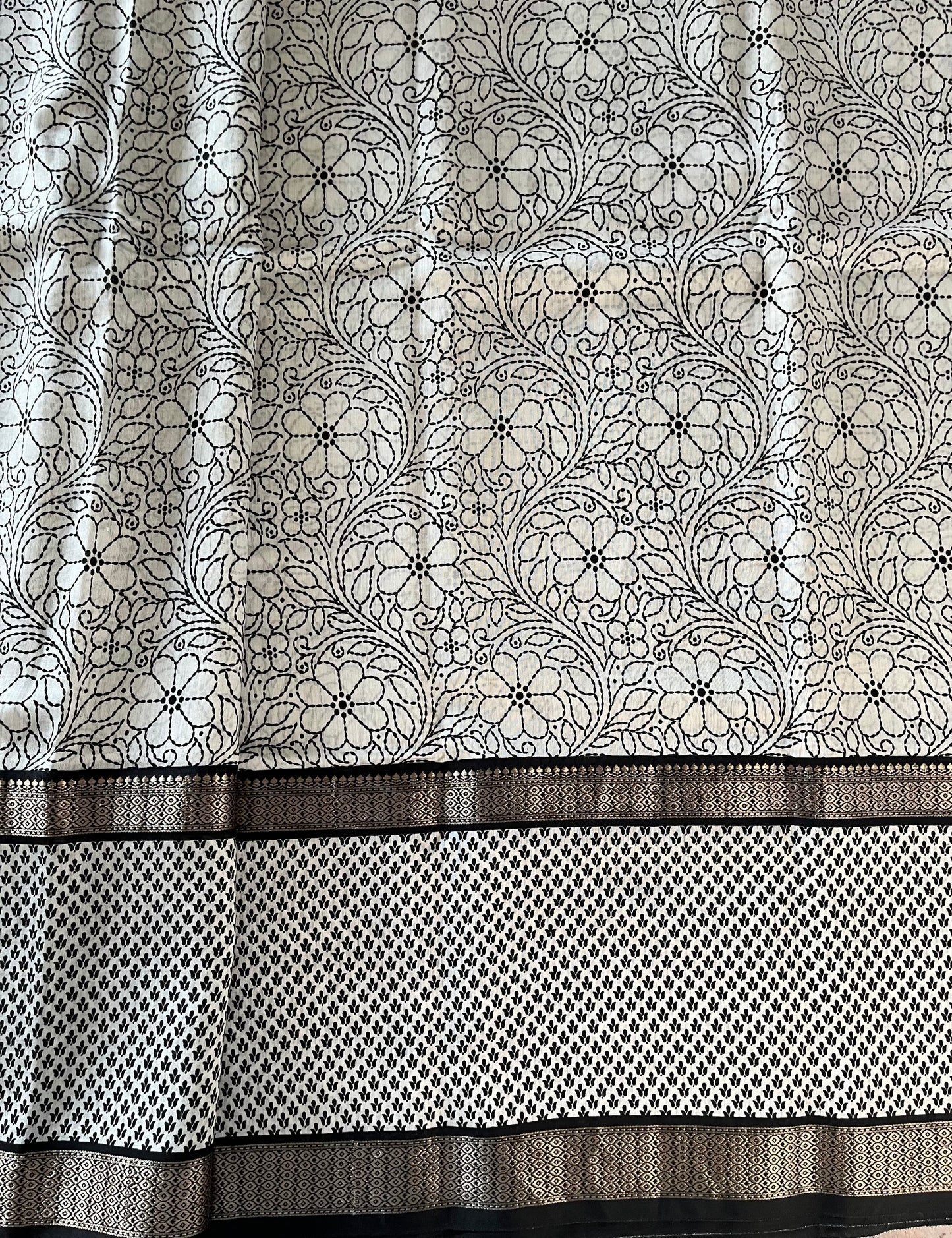 MulMul Cotton Saree - (Code 045)