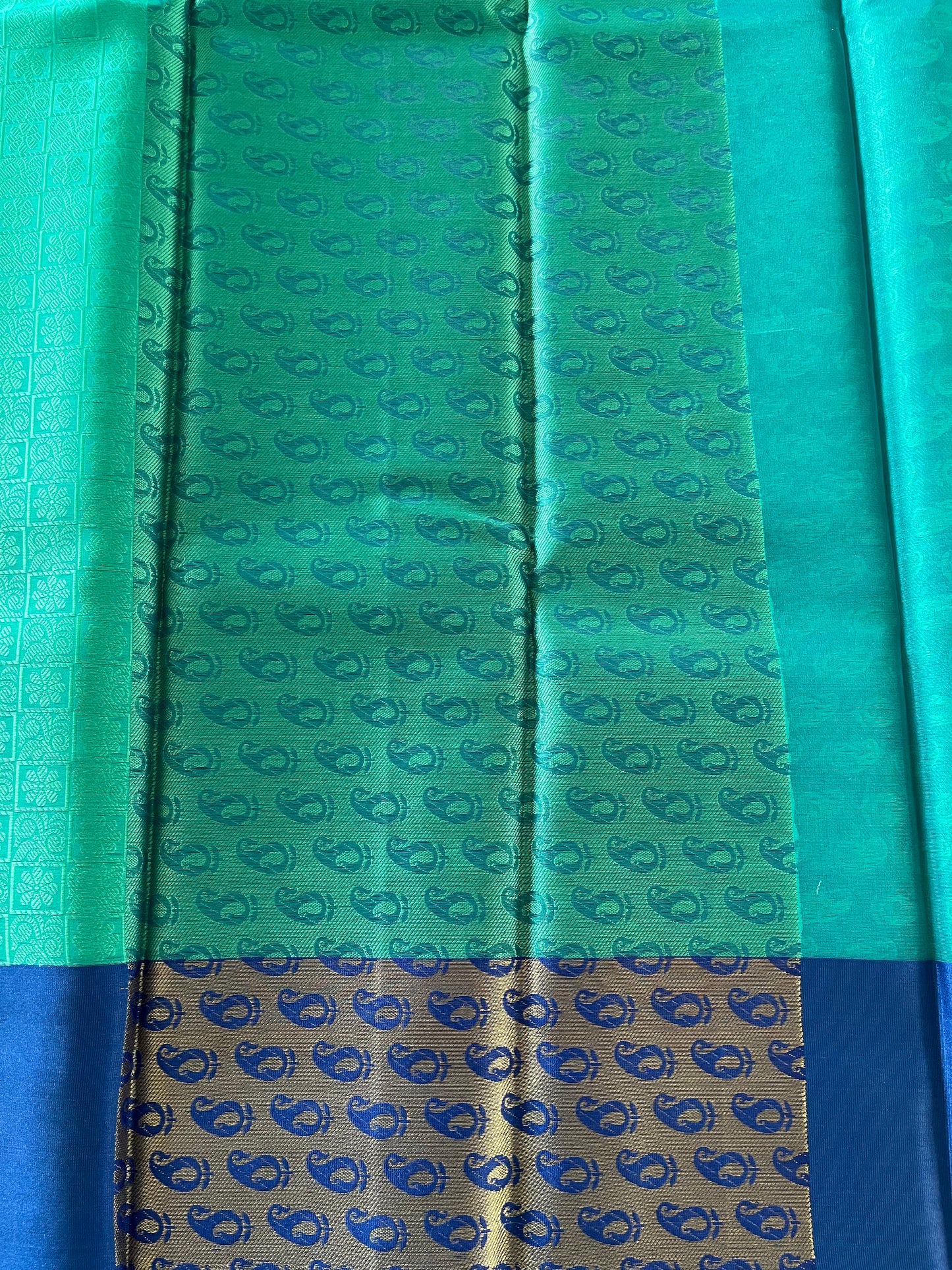 Brocade Semi-Silk Saree - (Code 001)