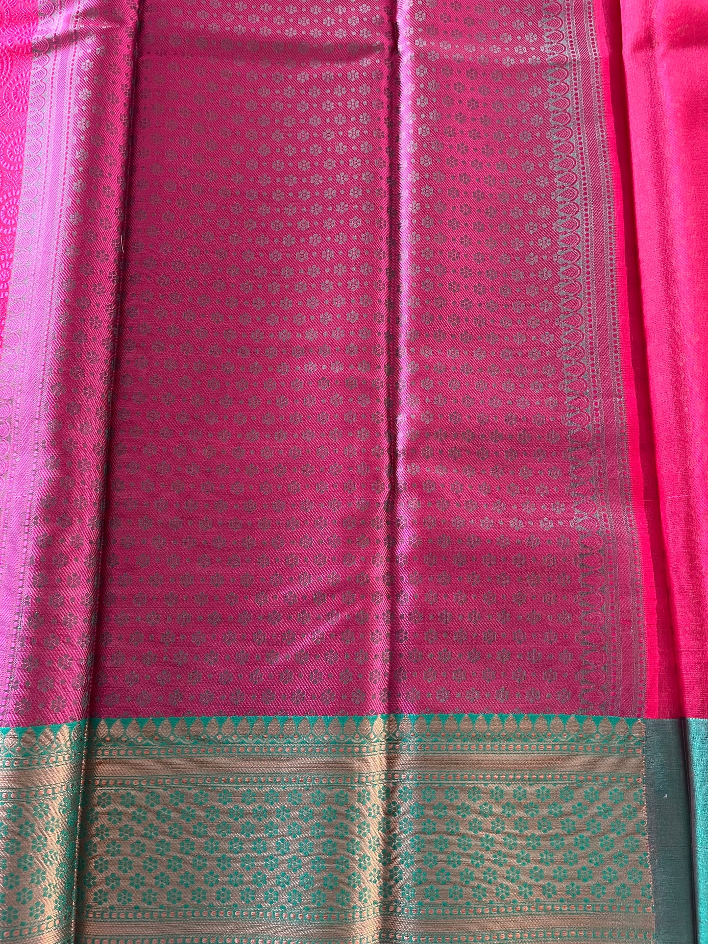 Brocade Semi-Silk Saree - (Code 003)