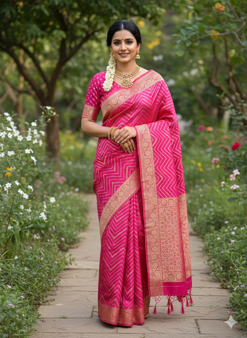 Banarasi Saree (Khaddi Georgette) - (Code 036)