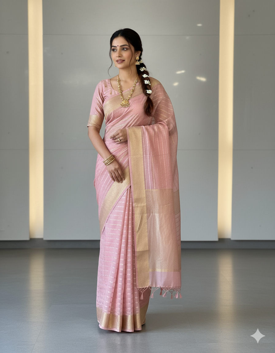 Banarasi Saree (Khaddi Georgette) - (Code 037)