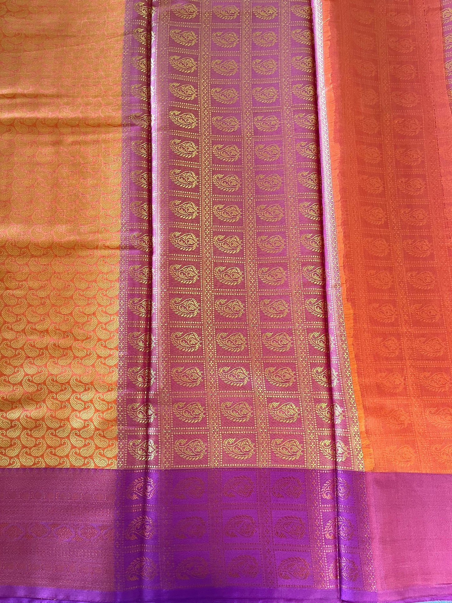 Brocade Semi-Silk Saree - (Code 020)