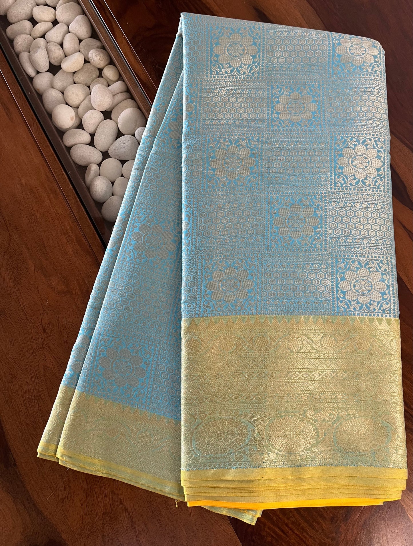 Semi-Silk Saree - (Code 013)