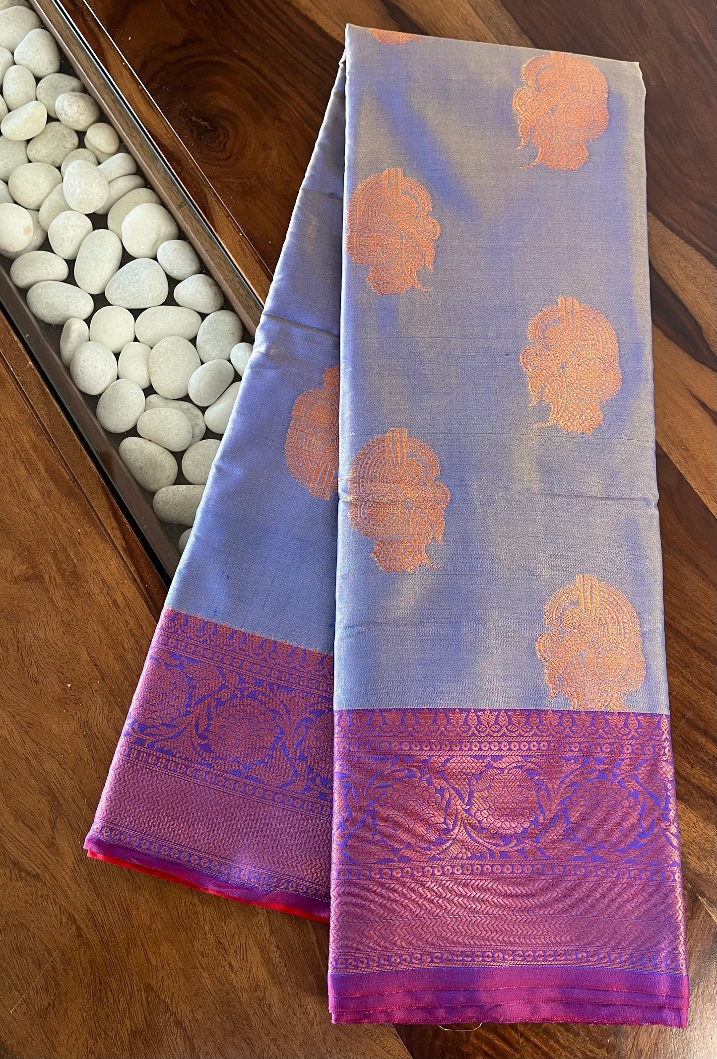 Semi-Silk Saree -(Code 015)