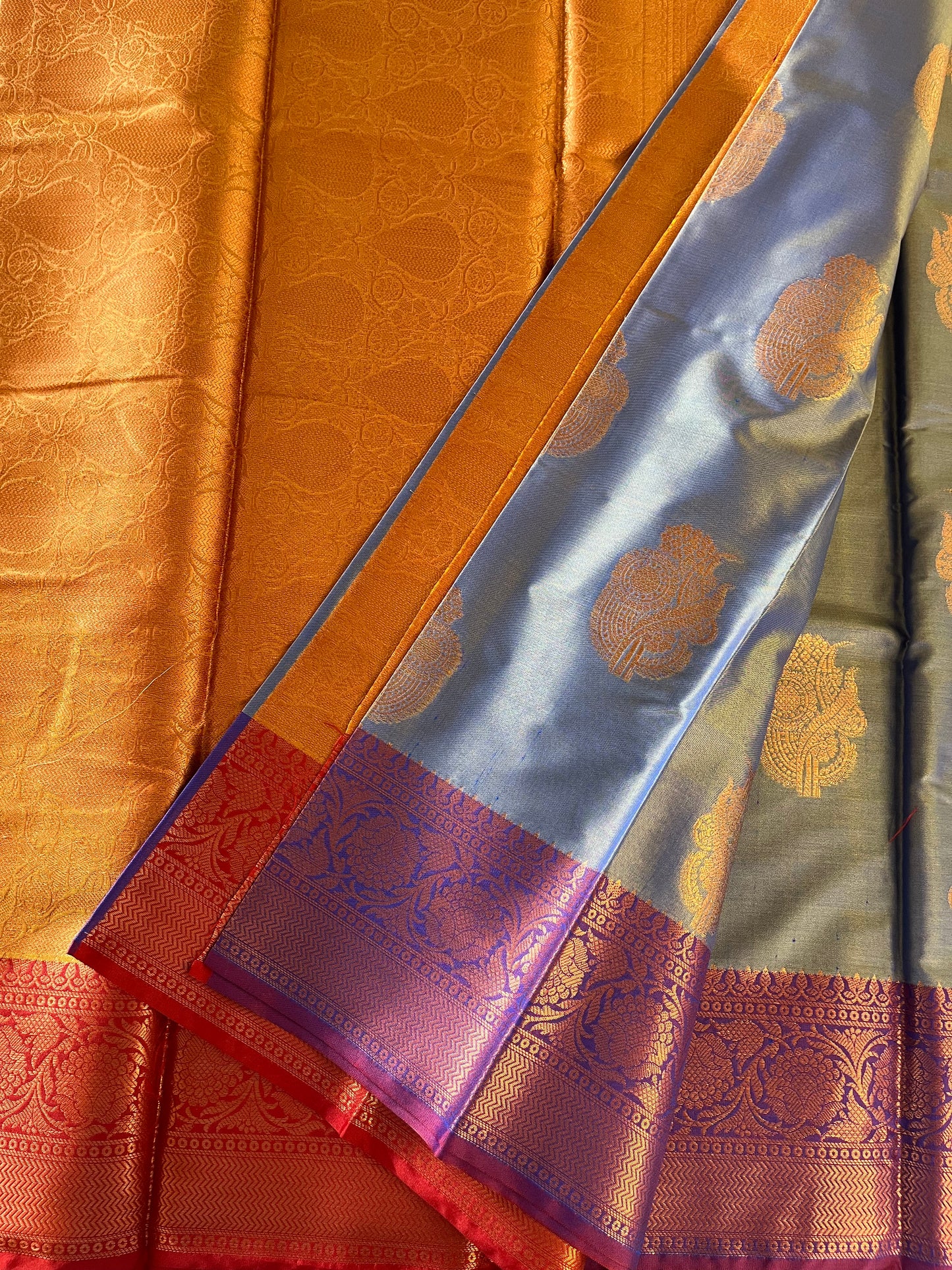Semi-Silk Saree -(Code 015)