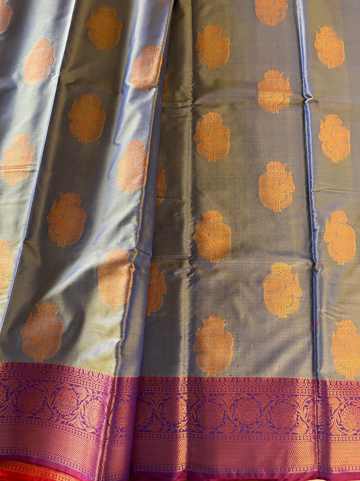 Semi-Silk Saree -(Code 015)