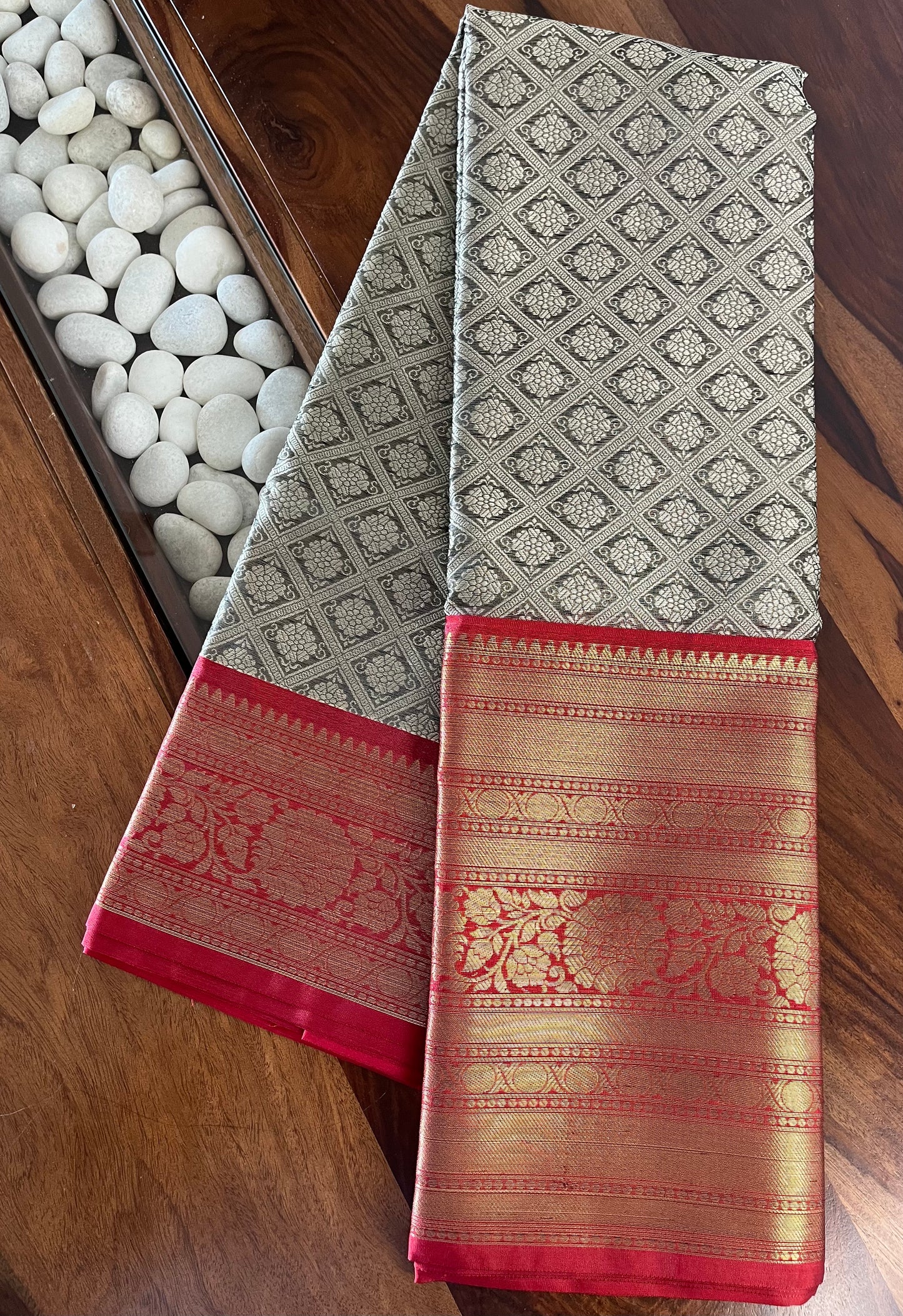 Semi-Silk Saree - (Code 021)