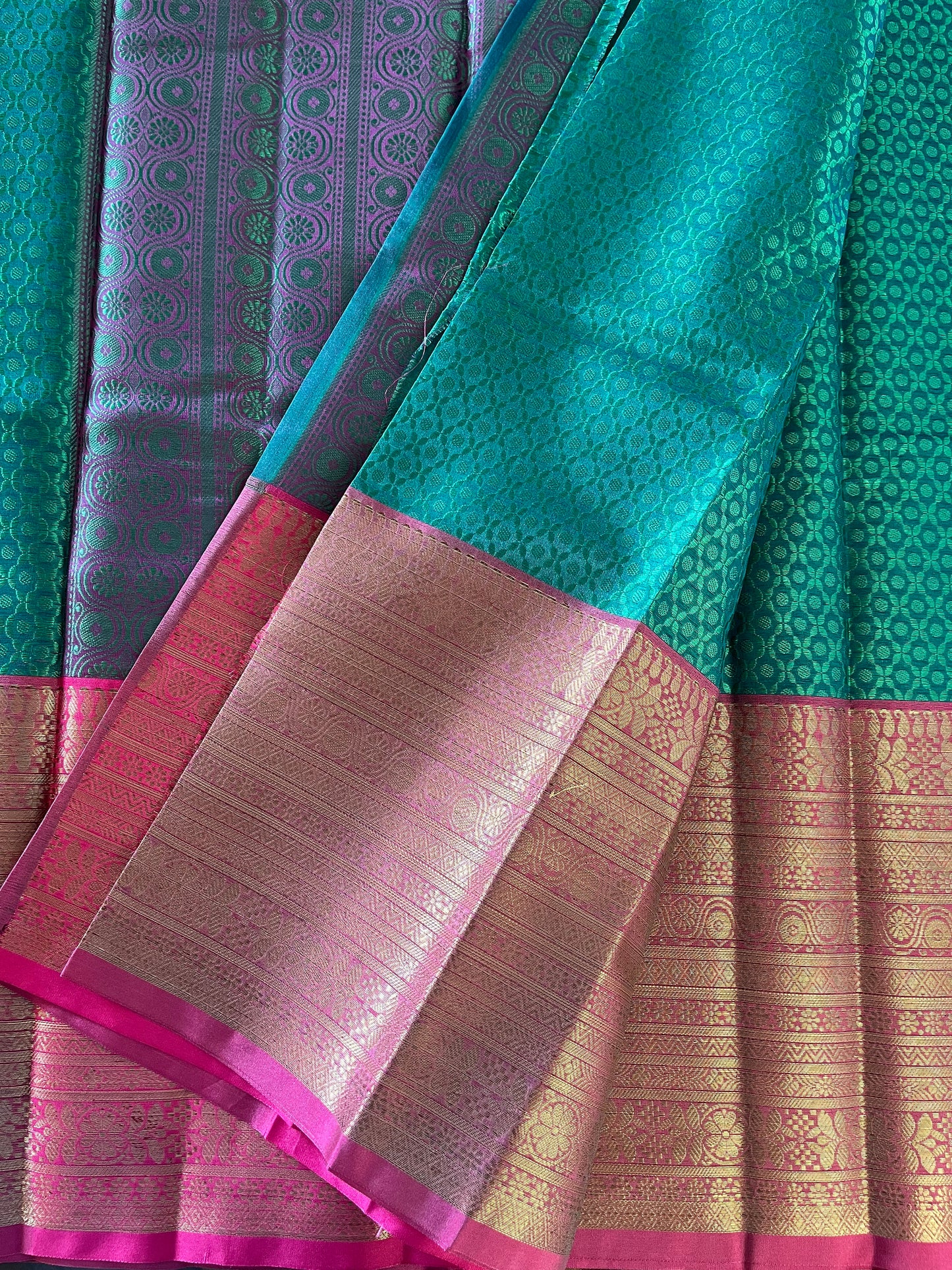 Brocade Semi-Silk Saree - (Code 007)