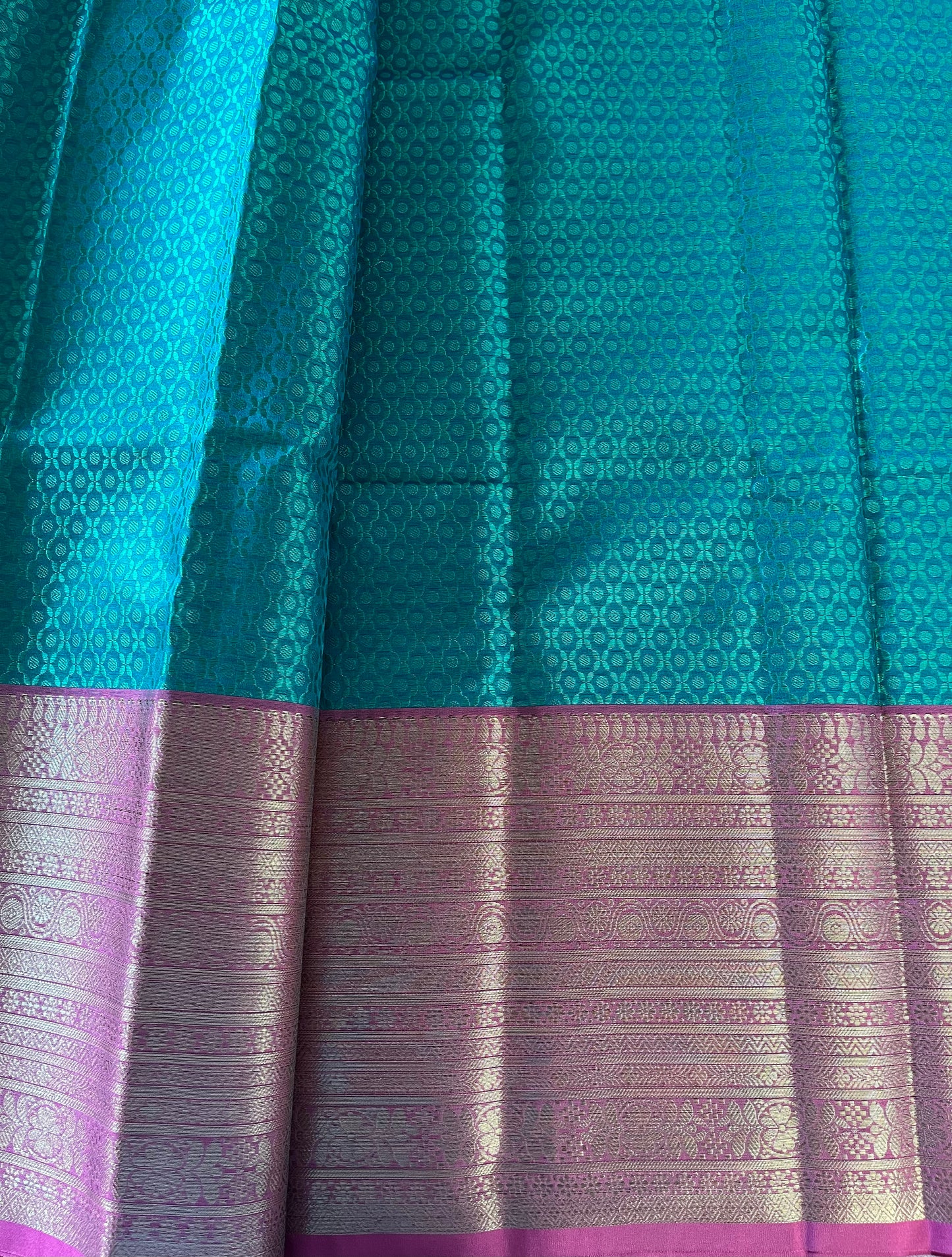 Brocade Semi-Silk Saree - (Code 007)