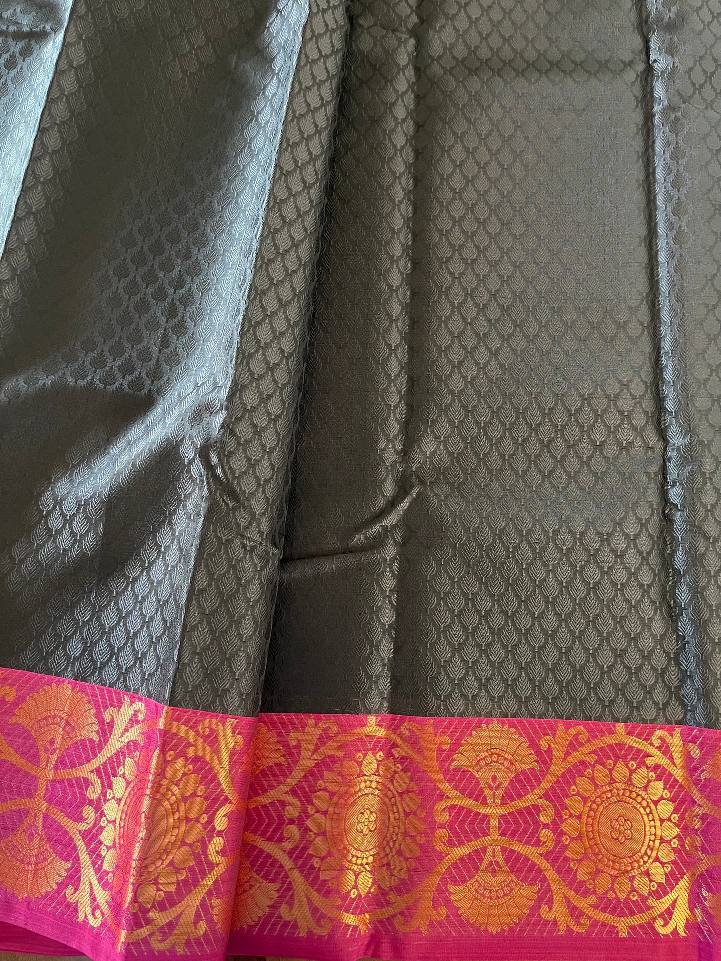 Brocade Semi-Silk Saree - (Code 009)