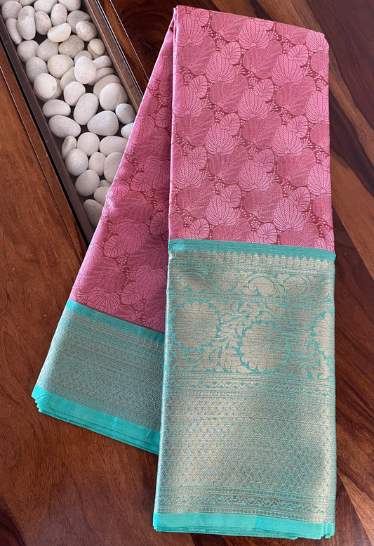 Brocade Semi-Silk Saree - (Code 008)