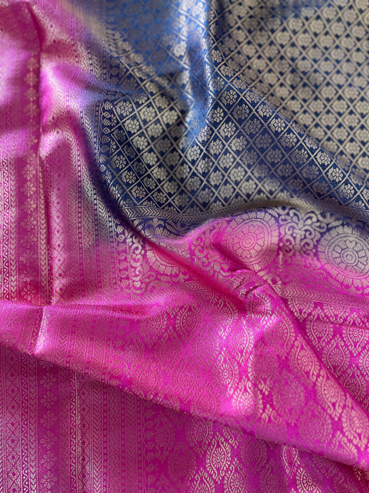 Brocade Semi-Silk Soft Sarees - (Code 028)