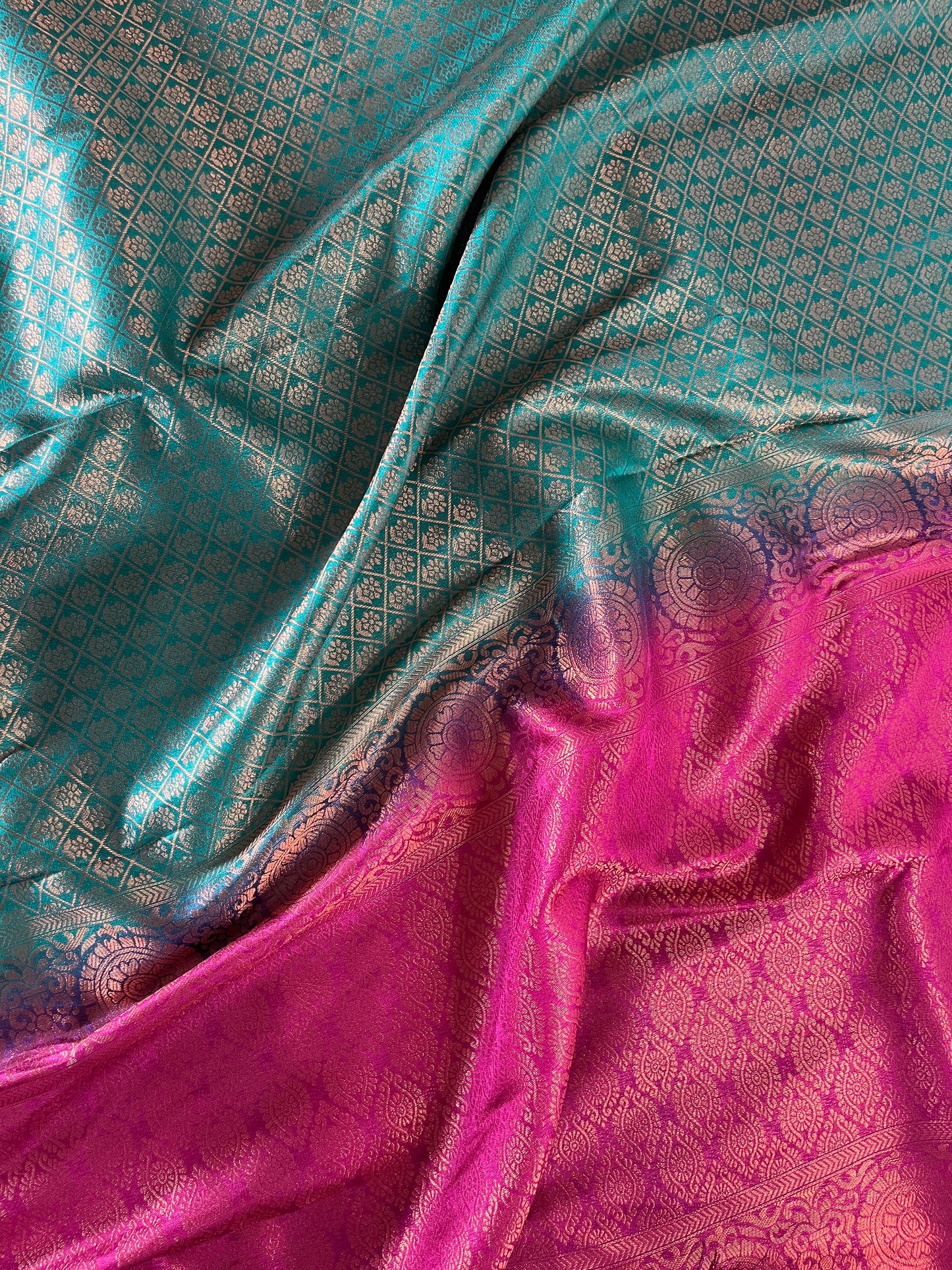 Brocade Semi-Silk Soft Sarees - (Code 027)