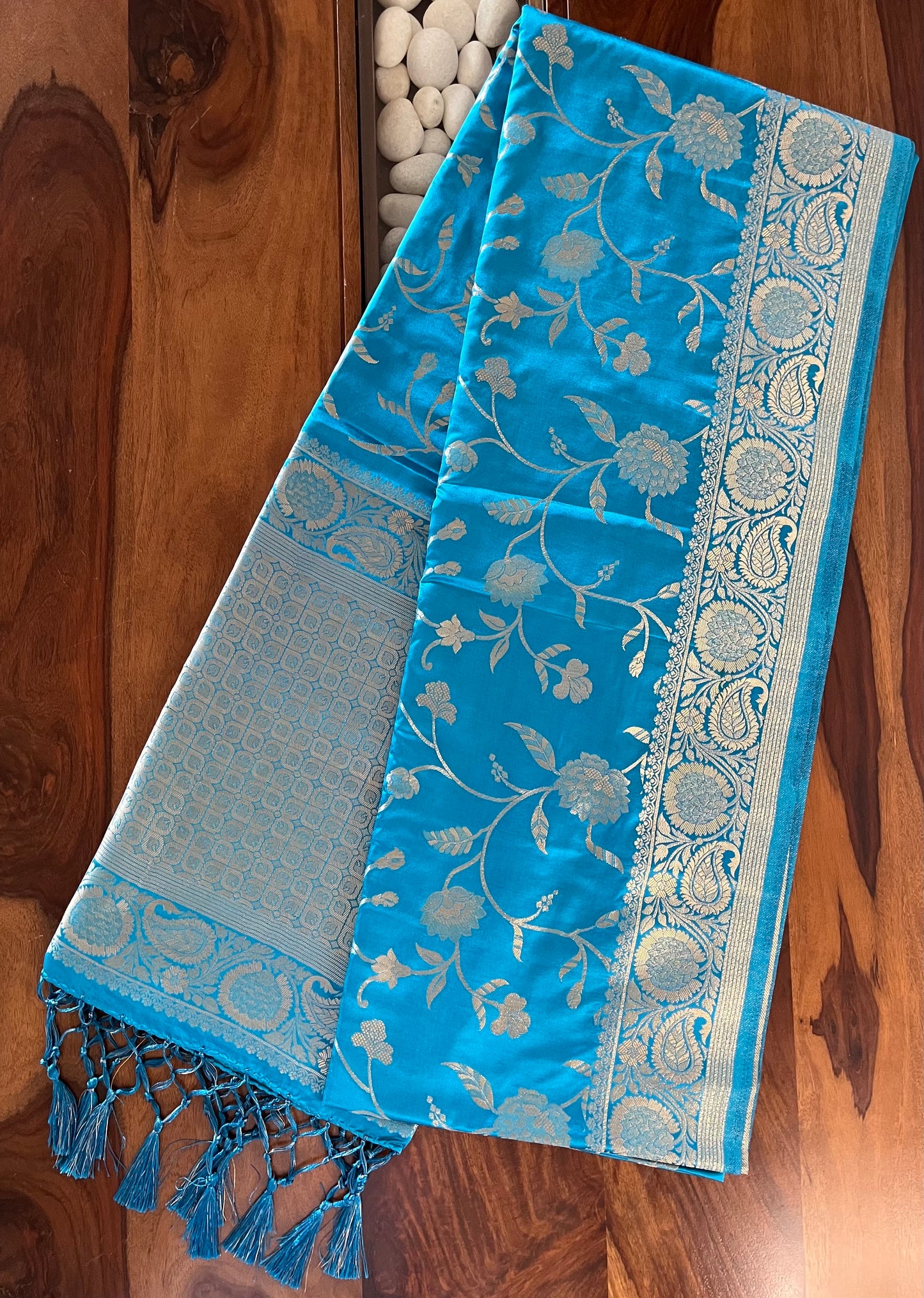 Banarasi Satin Saree - (Code 033)