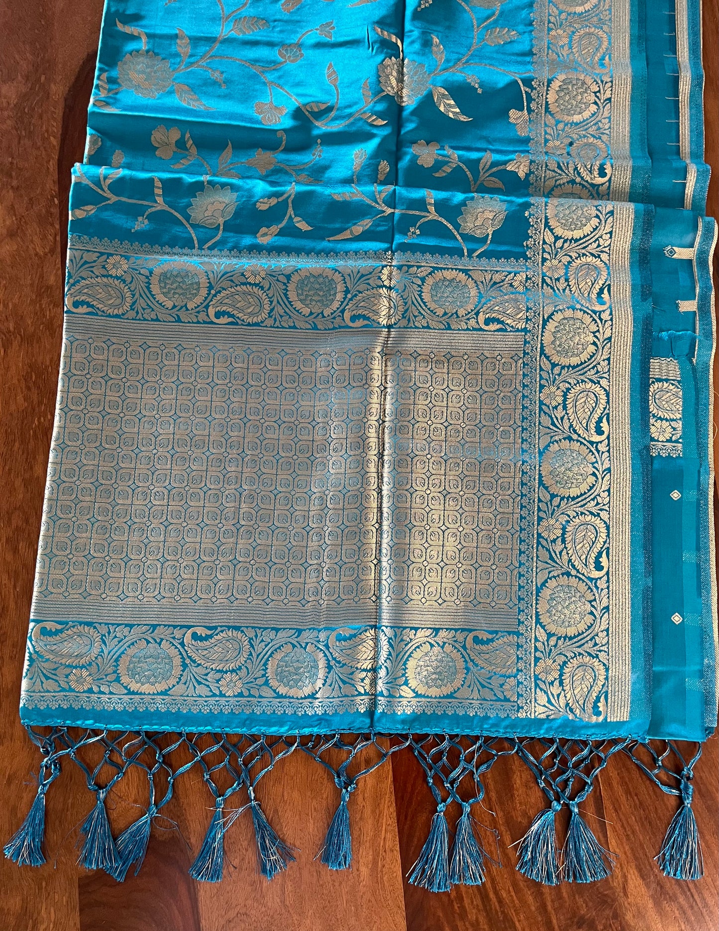 Banarasi Satin Saree - (Code 033)