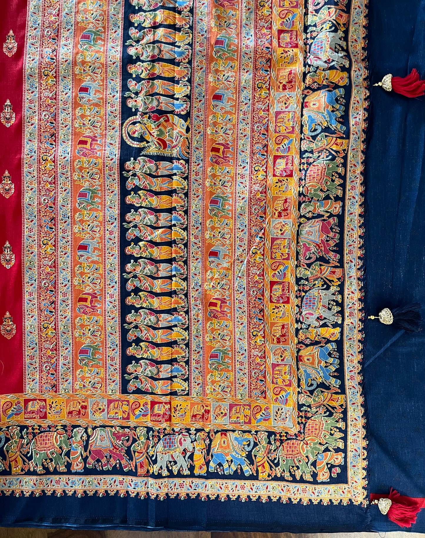 Raw Soft Silk Saree - (Code 052)