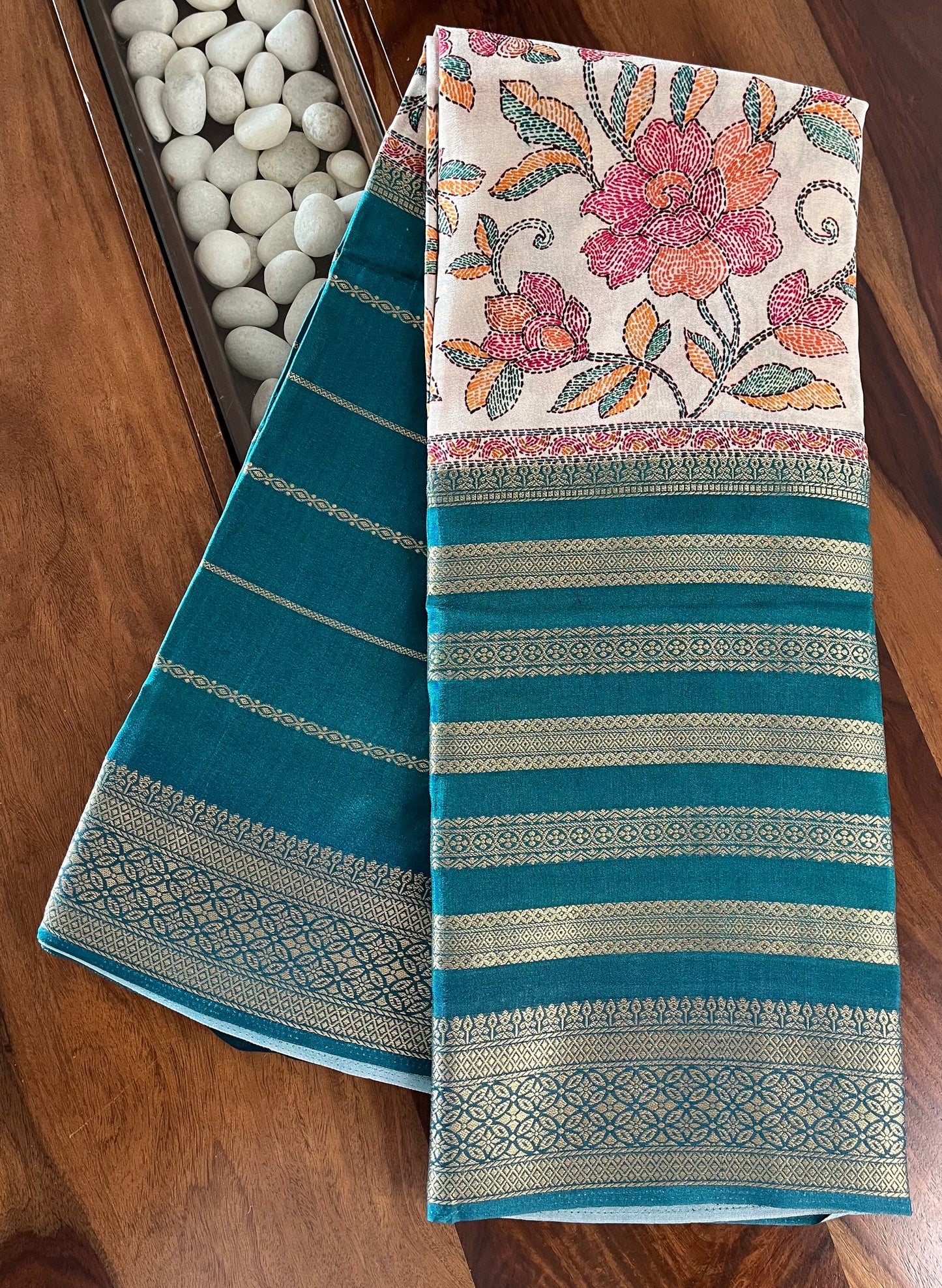 Chiffon Printed Saree - (Code 038)