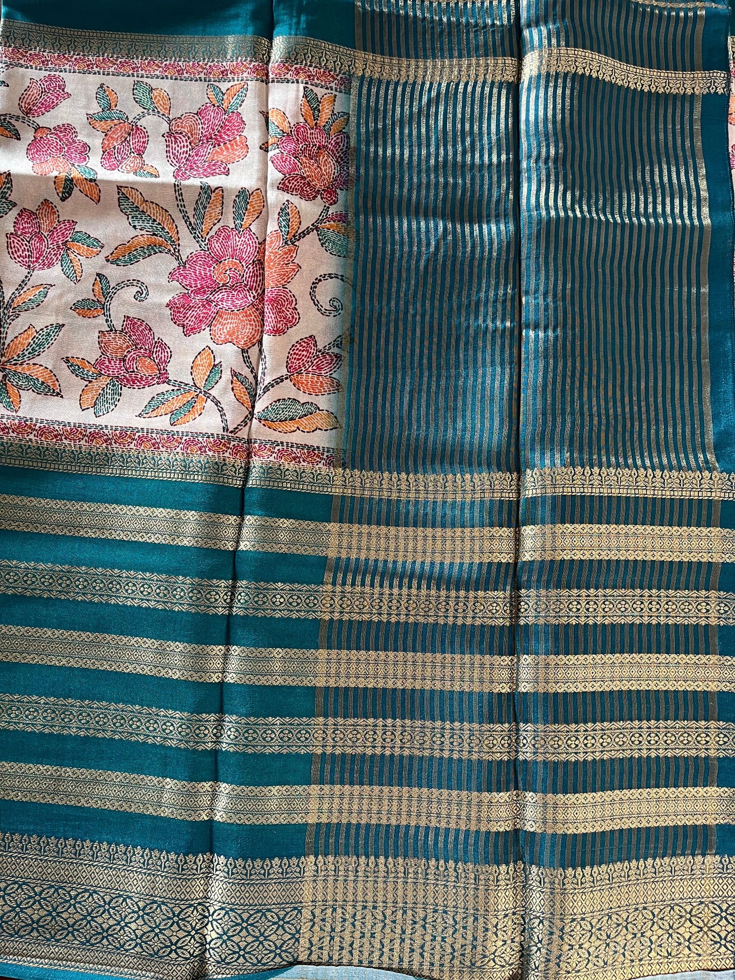 Chiffon Printed Saree - (Code 038)