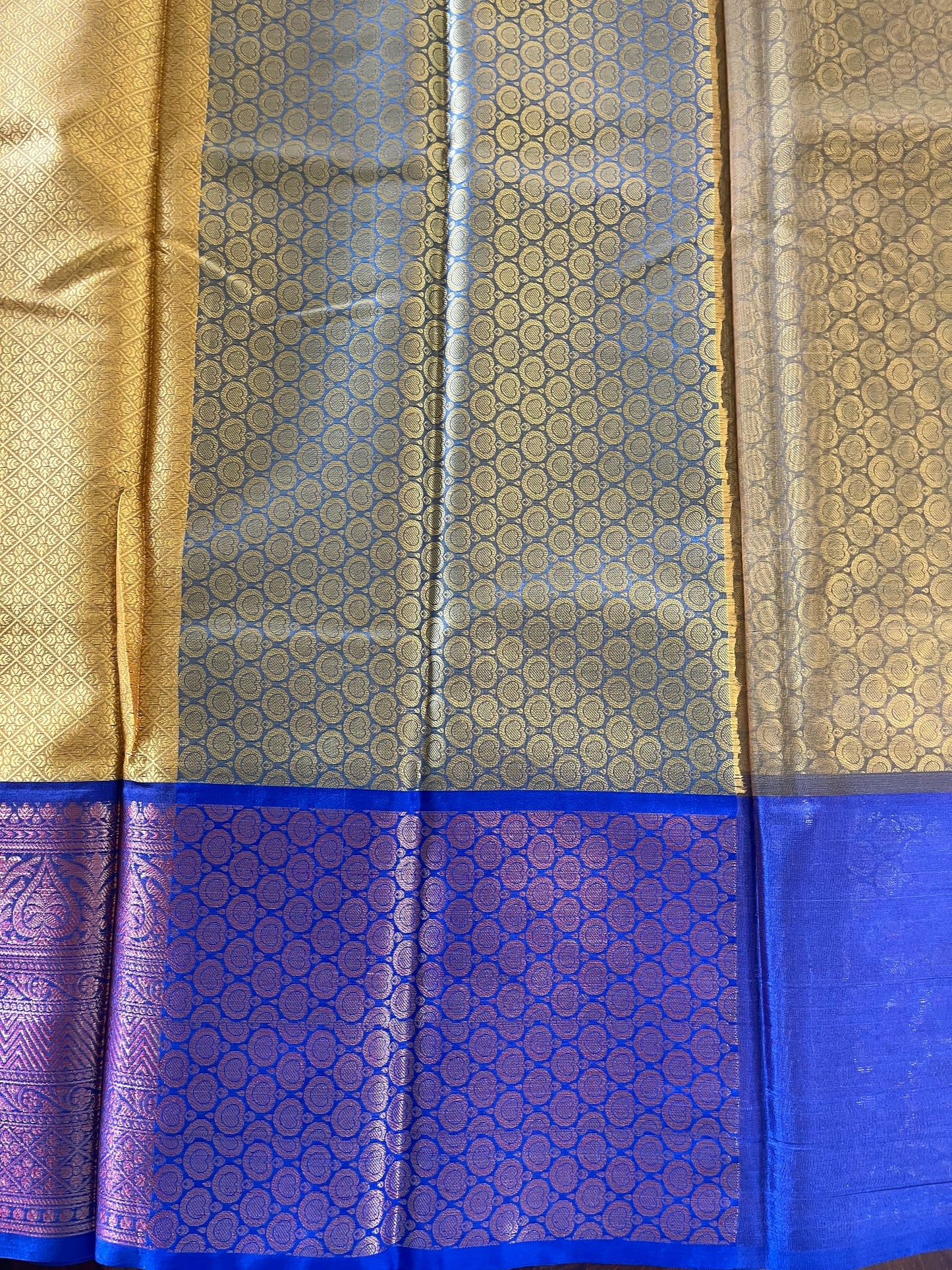 Brocade Semi-Silk Saree - (Code 024)