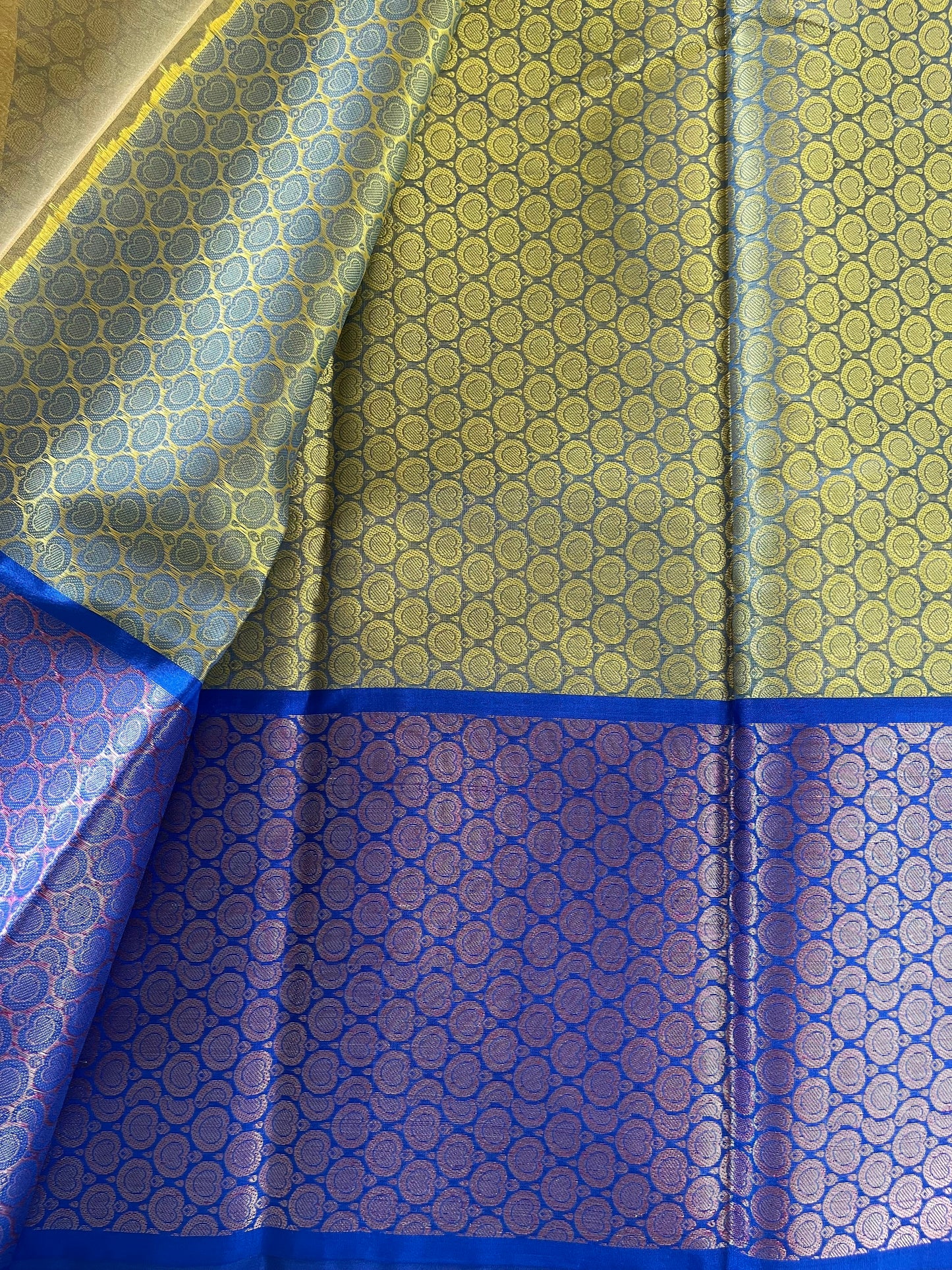 Brocade Semi-Silk Saree - (Code 024)