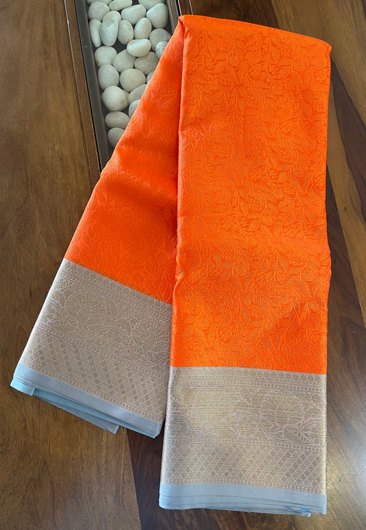 Brocade Semi-Silk Saree - (Code 025)