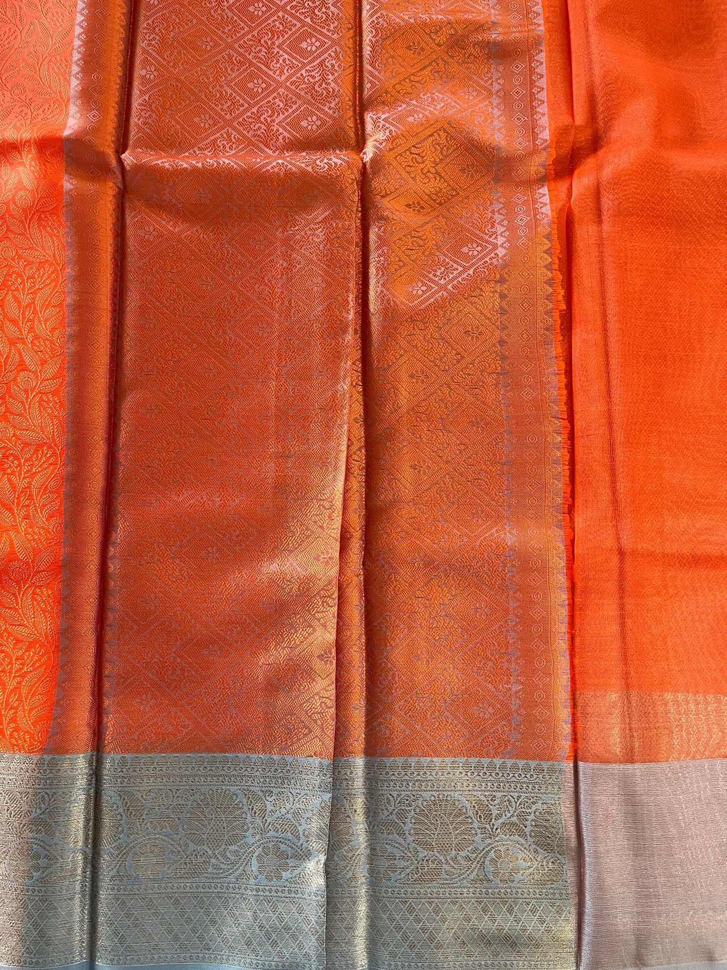 Brocade Semi-Silk Saree - (Code 025)