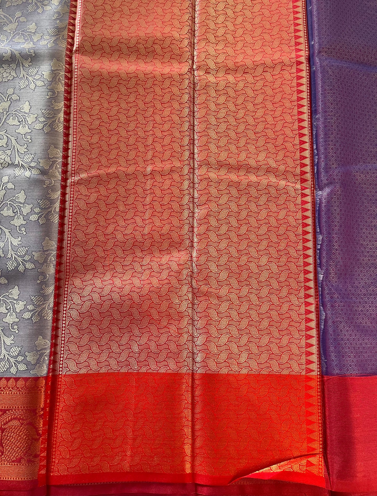 Brocade Semi-Silk Saree - (Code 026)