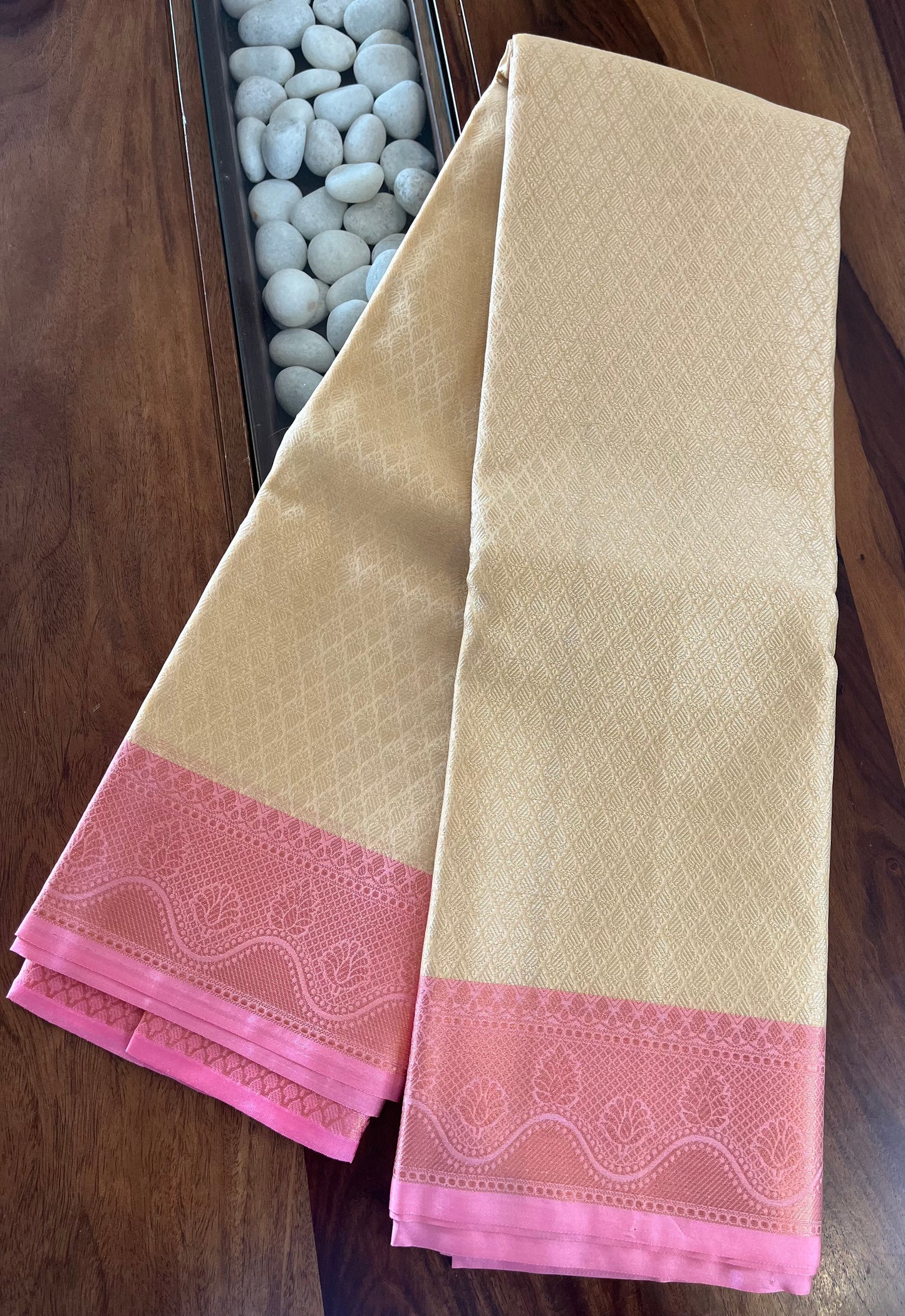 Brocade Semi-Silk Saree - (Code 011)