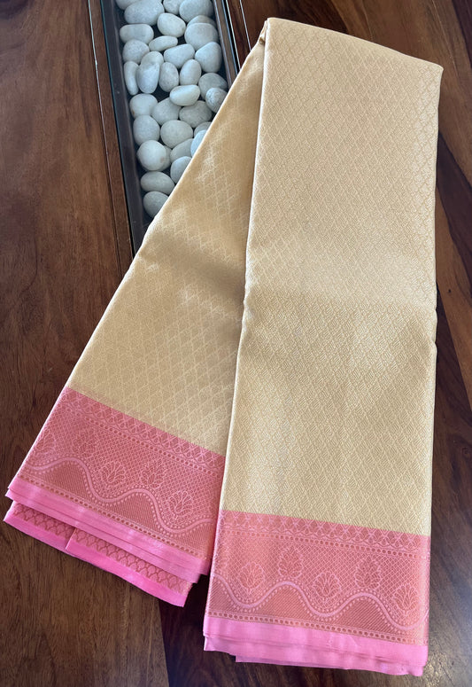 Brocade Semi-Silk Saree - (Code 011)