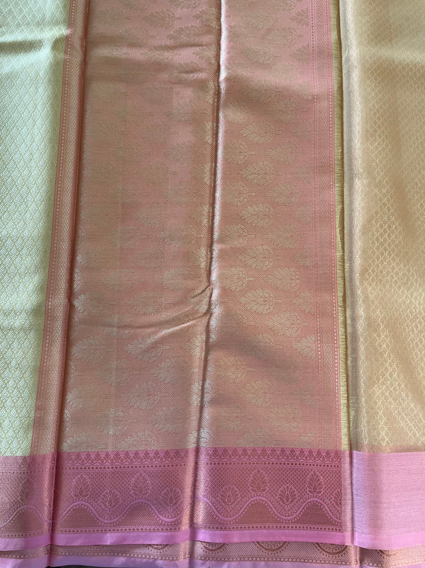 Brocade Semi-Silk Saree - (Code 011)