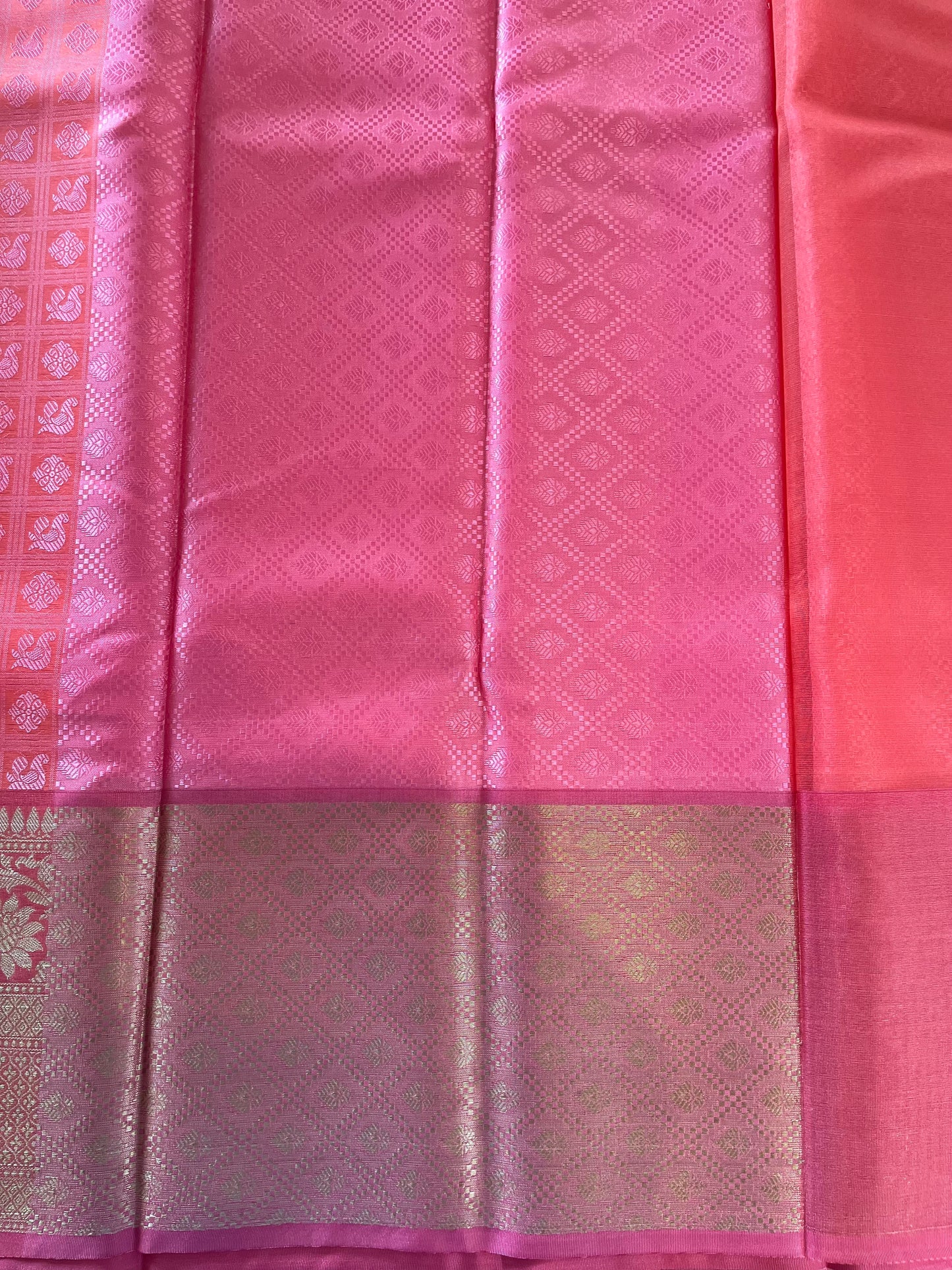 Brocade Semi-Silk Saree - (Code 018)