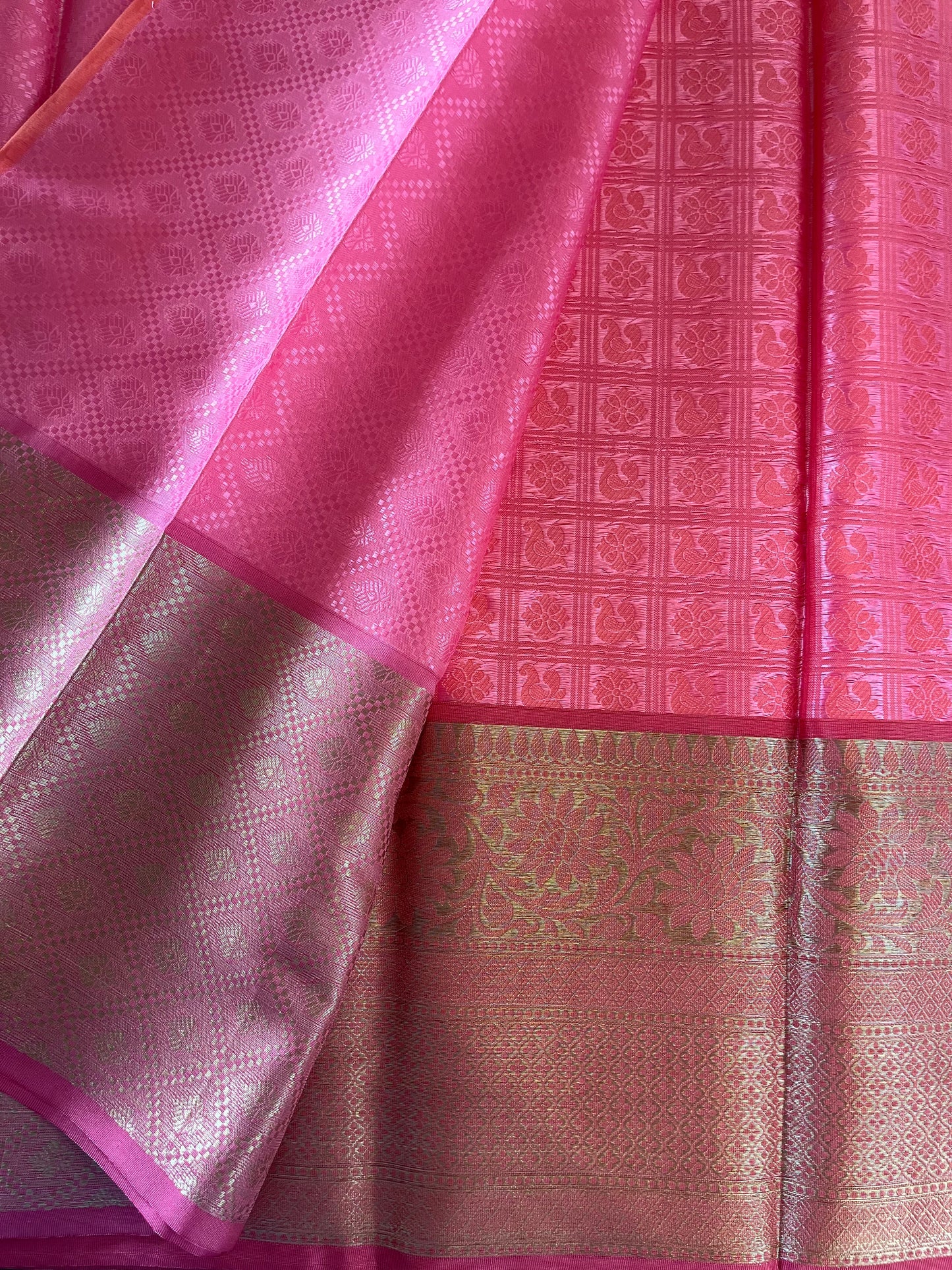 Brocade Semi-Silk Saree - (Code 018)