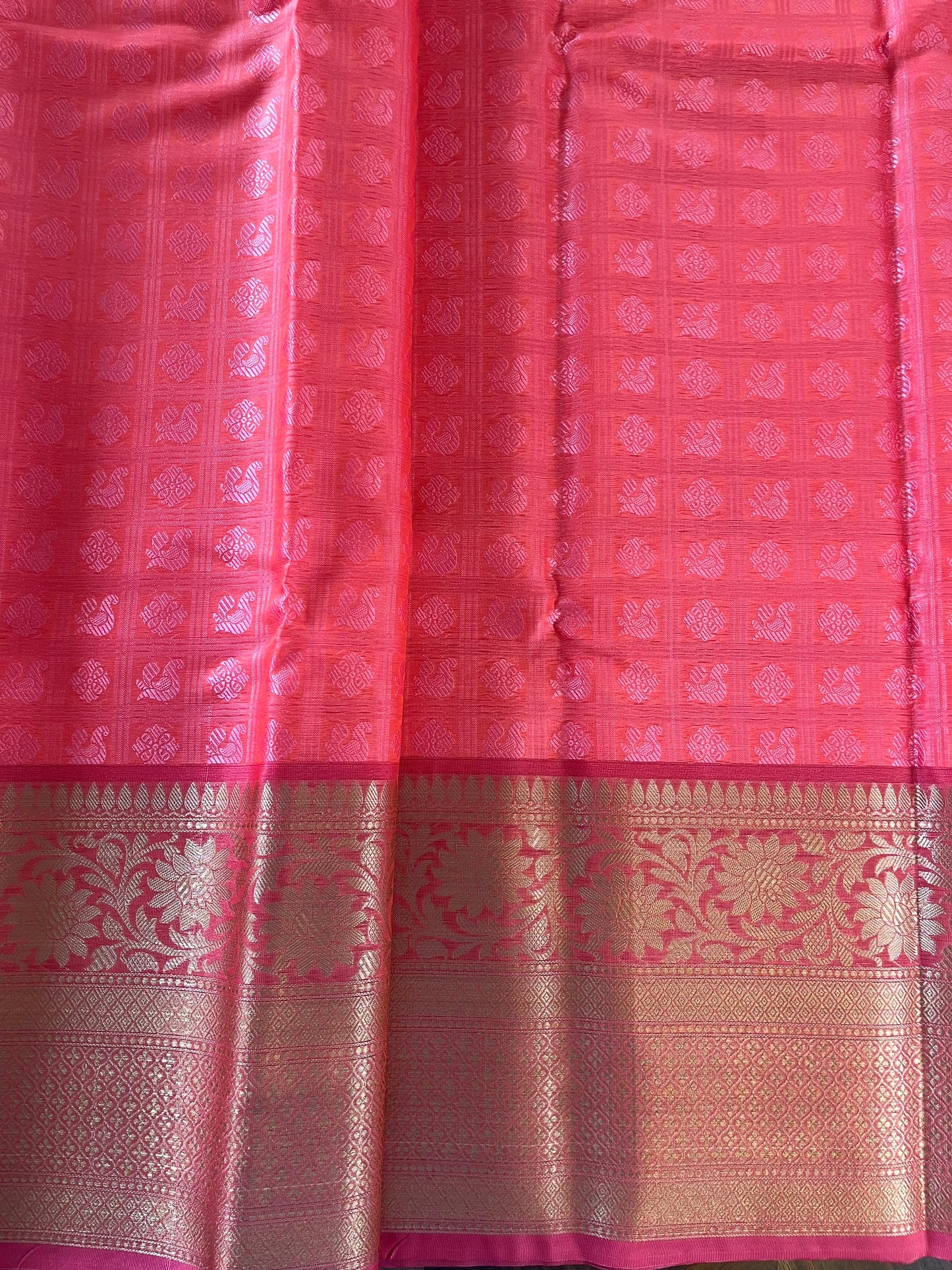 Brocade Semi-Silk Saree - (Code 018)
