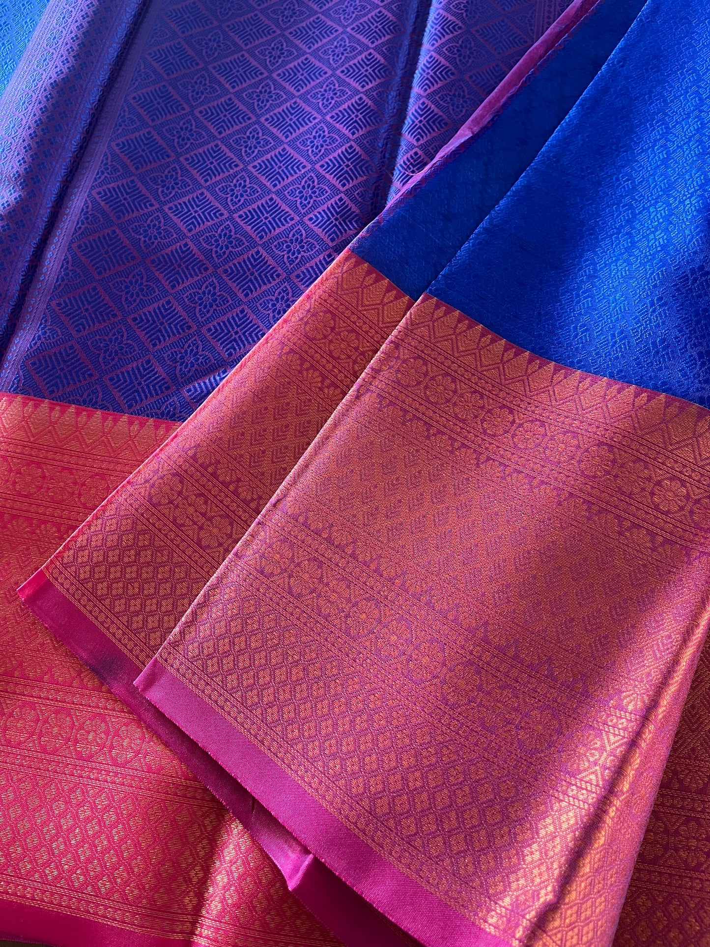 Brocade Semi-Silk Saree - (Code 002)