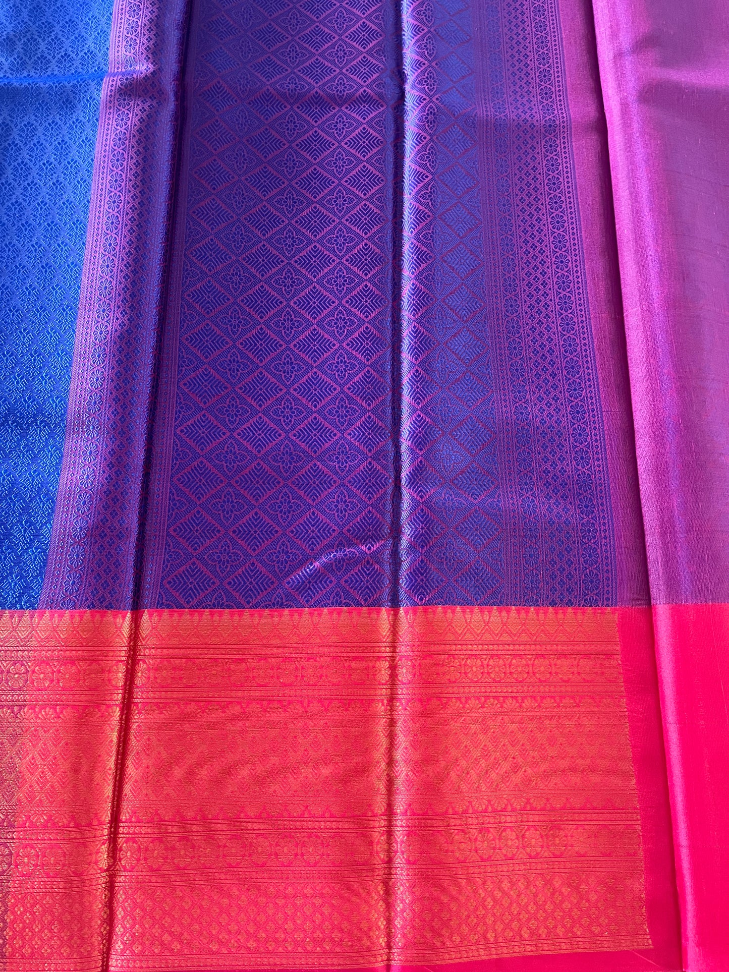 Brocade Semi-Silk Saree - (Code 002)