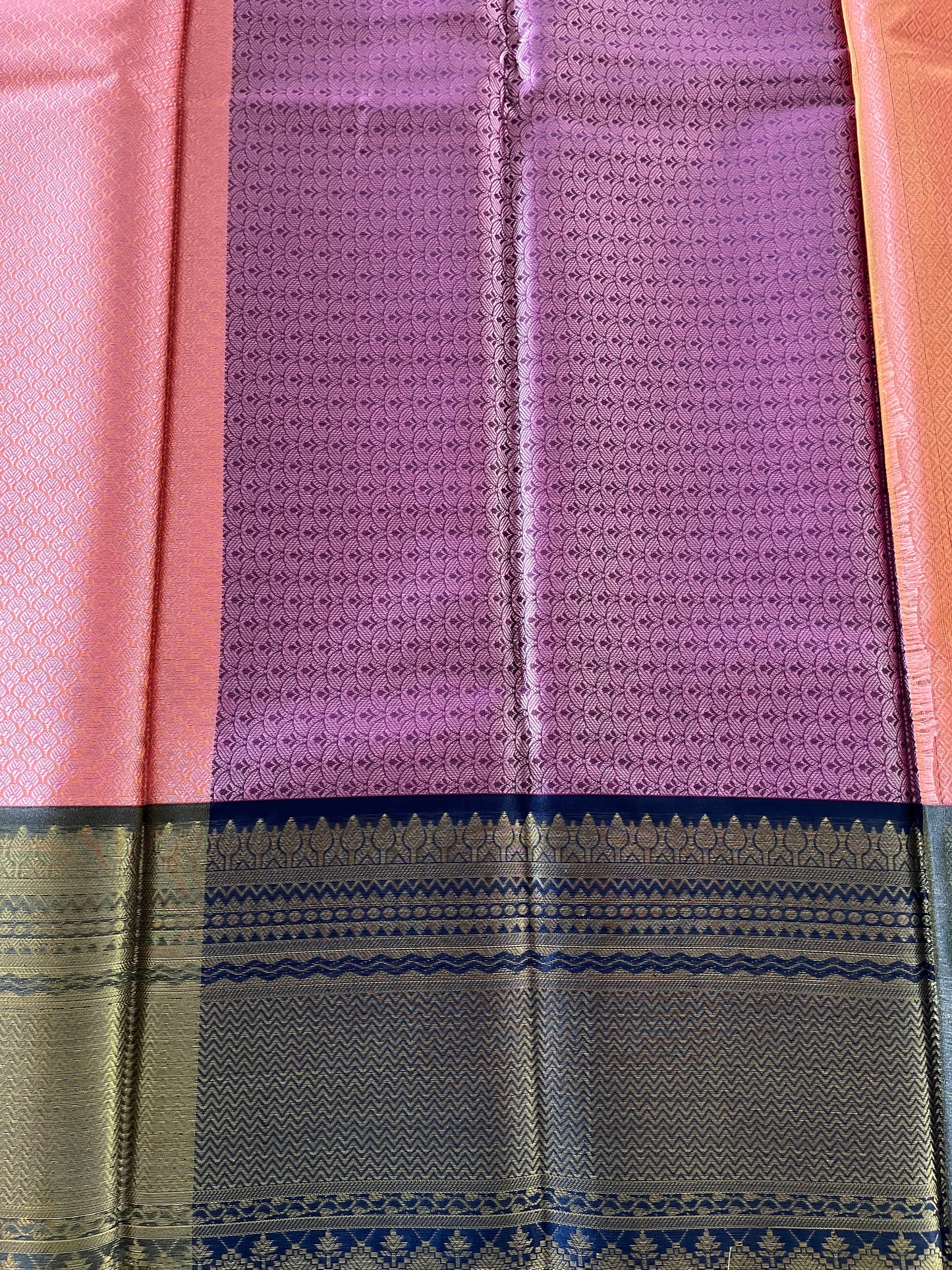 Brocade Semi-Silk Saree - (Code 004)