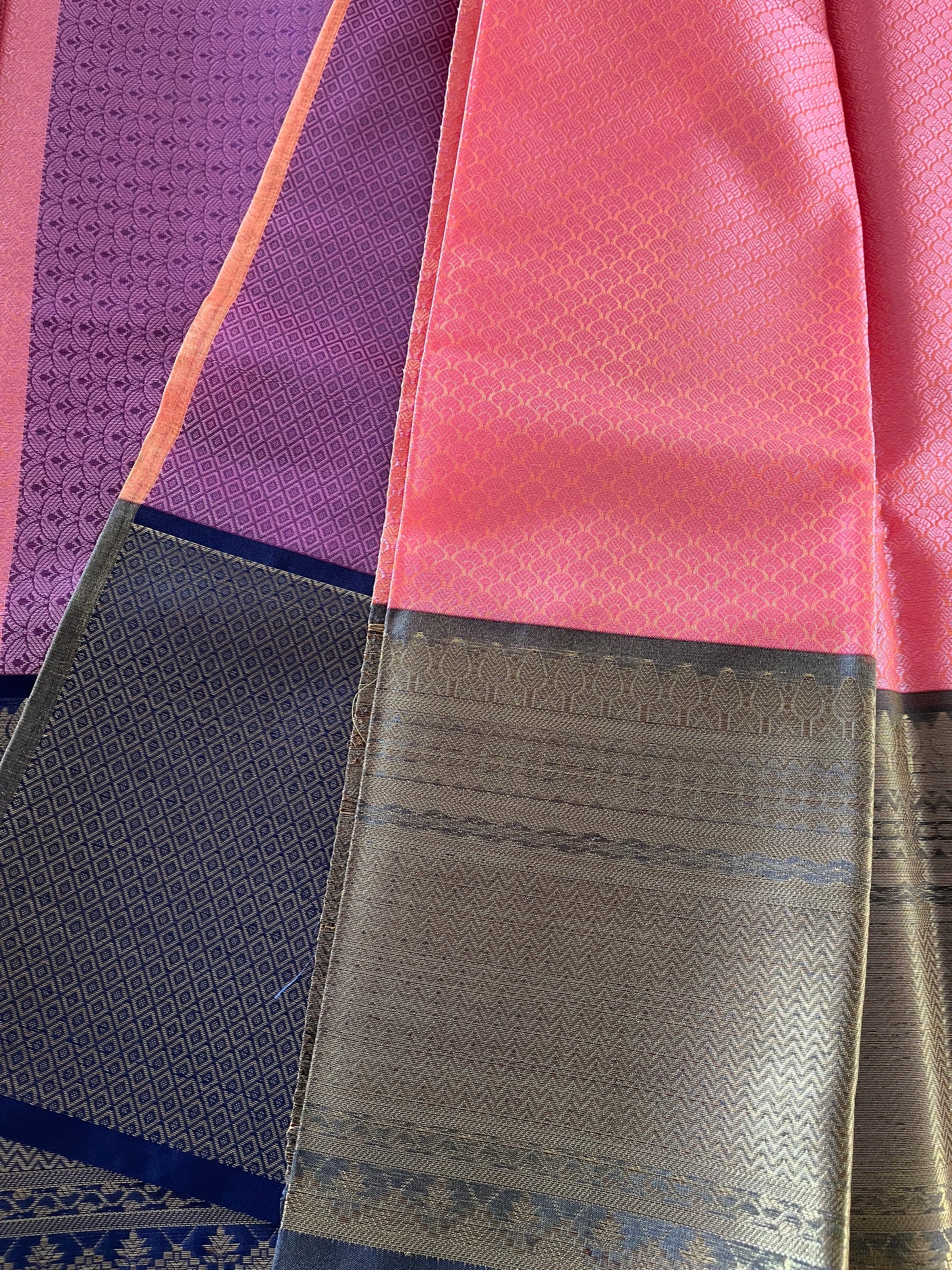 Brocade Semi-Silk Saree - (Code 004)