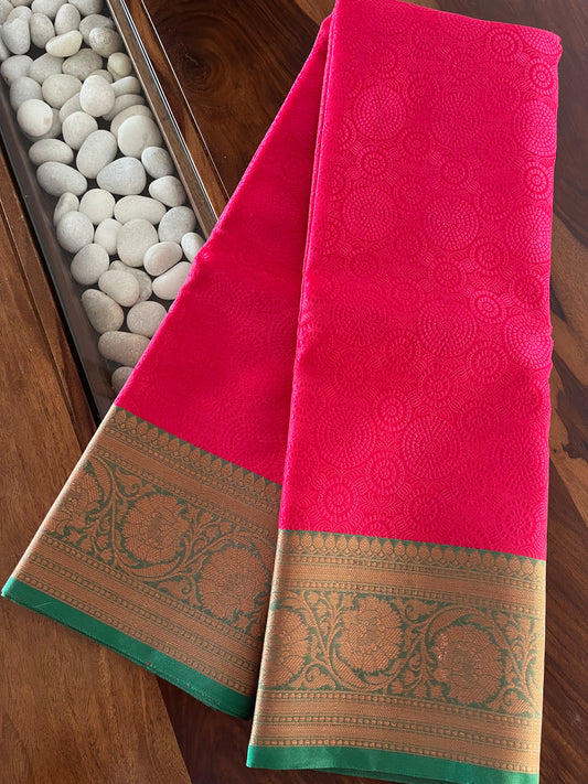 Brocade Semi-Silk Saree - (Code 003)