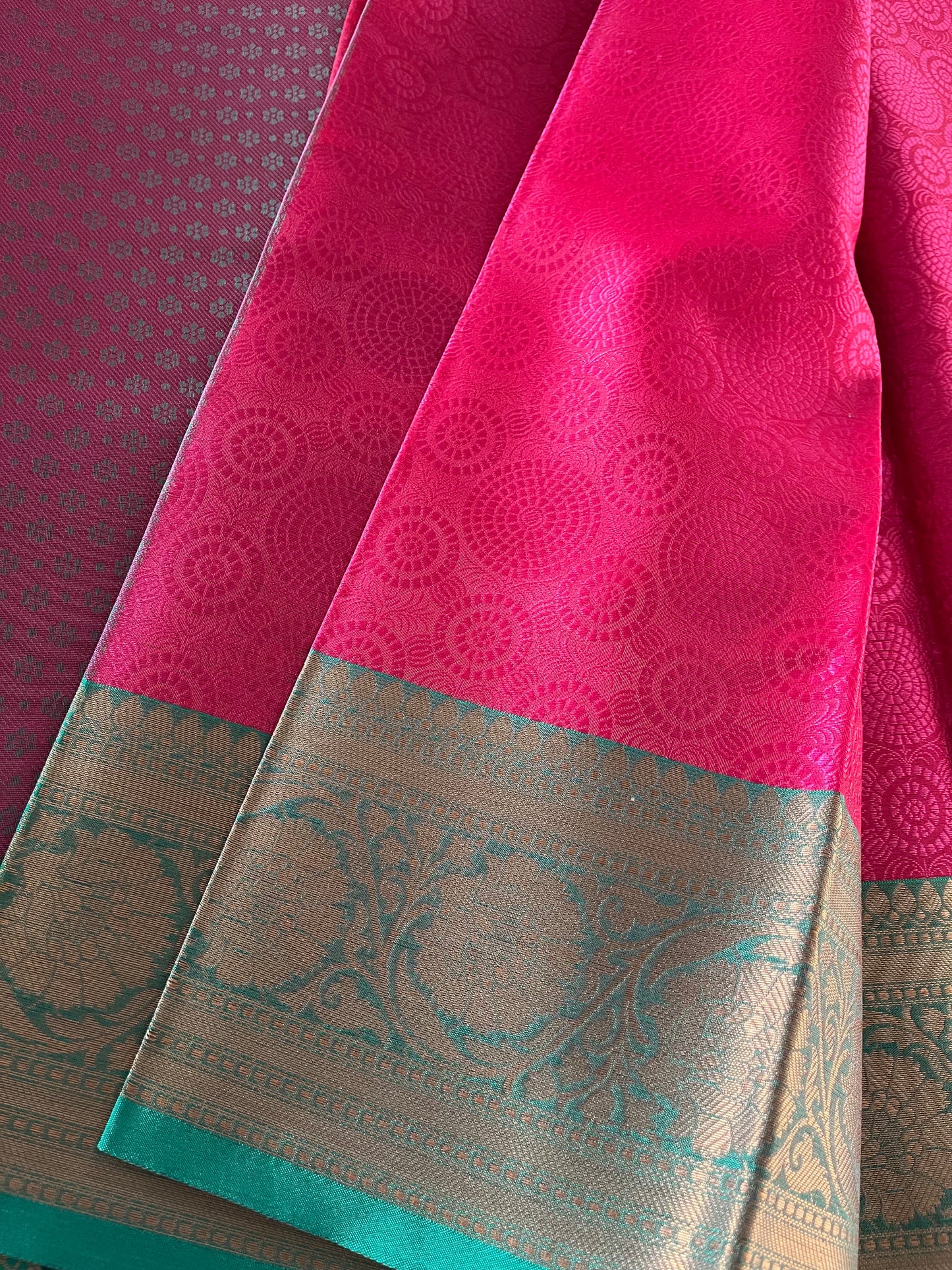 Brocade Semi-Silk Saree - (Code 003)