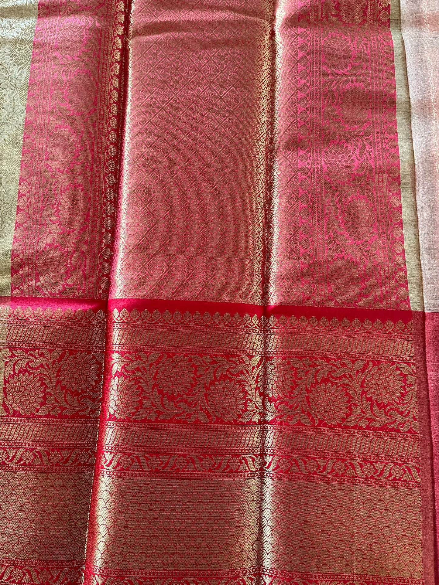 Brocade Tissue Semi-Silk Saree - (Code 019)